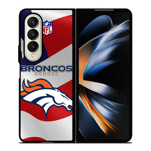 DENVER BRONCOS LOGO FOOTBALL Samsung Galaxy Z Fold 4 Case Cover