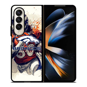 DENVER BRONCOS NFL LOGO Samsung Galaxy Z Fold 4 Case Cover
