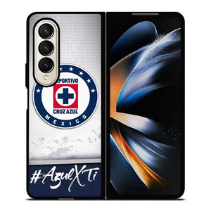 DEPORTIVO CRUZ AZUL MEXICO Samsung Galaxy Z Fold 4 Case Cover DEPORTIVO CRUZ AZUL MEXICO Samsung Galaxy Z Fold 4 Case Cover