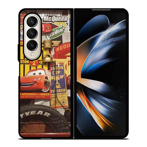 DISNEY CARS MOVIE COLLAGE Samsung Galaxy Z Fold 4 Case Cover DISNEY CARS MOVIE COLLAGE Samsung Galaxy Z Fold 4 Case Cover