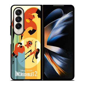 DISNEY THE INCREDIBLES 2 ART Samsung Galaxy Z Fold 4 Case Cover DISNEY THE INCREDIBLES 2 ART Samsung Galaxy Z Fold 4 Case Cover