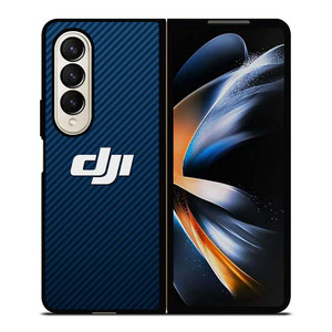 DJI DRONE CAMERA BLUE CARBON Samsung Galaxy Z Fold 4 Case Cover