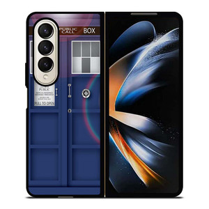 DOCTOR WHO PUBLIC CALL BOX Samsung Galaxy Z Fold 4 Case Cover
