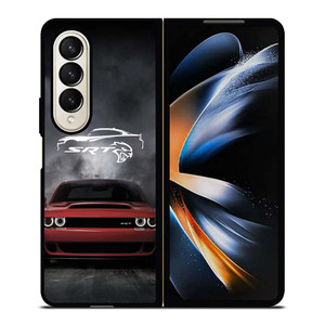 DODGE SRT SMOKED LOGO Samsung Galaxy Z Fold 4 Case Cover