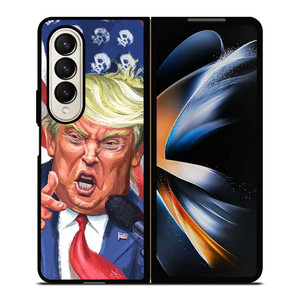 DONALD TRUMP ART  Samsung Galaxy Z Fold 4 Case Cover