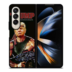 DONALD TRUMP RAMBO Samsung Galaxy Z Fold 4 Case Cover DONALD TRUMP RAMBO Samsung Galaxy Z Fold 4 Case Cover