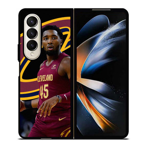 DONOVAN MITCHELL CLEVELAND CAVALIERS NBA Samsung Galaxy Z Fold 4 Case Cover