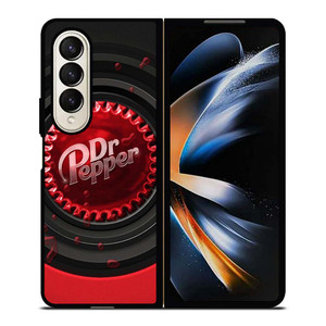 DR PEPPER SODA RED BLACK Samsung Galaxy Z Fold 4 Case Cover