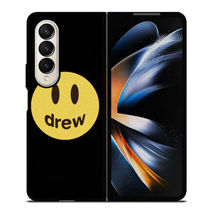 DREW SMILEY FACE LOGO 2 Samsung Galaxy Z Fold 4 Case Cover