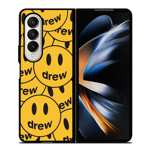 DREW SMILEY FACE PATTERN Samsung Galaxy Z Fold 4 Case Cover DREW SMILEY FACE PATTERN Samsung Galaxy Z Fold 4 Case Cover