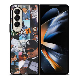 EAZY-E RAPPER COLLAGE 2 Samsung Galaxy Z Fold 4 Case Cover EAZY-E RAPPER COLLAGE 2 Samsung Galaxy Z Fold 4 Case Cover