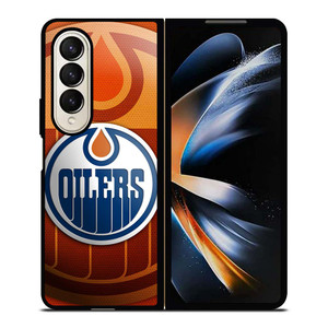 EDMONTON OILERS LOGO Samsung Galaxy Z Fold 4 Case Cover