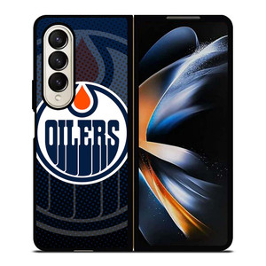 EDMONTON OILERS NHL LOGO Samsung Galaxy Z Fold 4 Case Cover