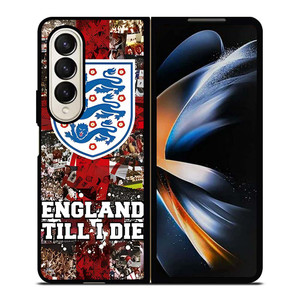 ENGLAND TILL I DIED THREE LIONS Samsung Galaxy Z Fold 4 Case Cover