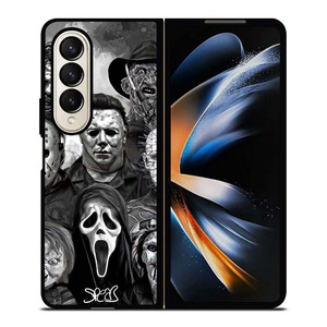 FAMOUS HORROR COLLAGE Samsung Galaxy Z Fold 4 Case Cover