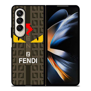 FENDI ROMA EYES LOGO Samsung Galaxy Z Fold 4 Case Cover FENDI ROMA EYES LOGO Samsung Galaxy Z Fold 4 Case Cover