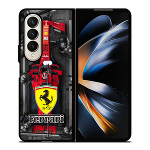 FERRARI CAR F1 Samsung Galaxy Z Fold 4 Case Cover FERRARI CAR F1 Samsung Galaxy Z Fold 4 Case Cover