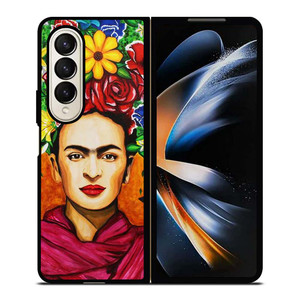 FRIDA KAHLO FLORAL ART Samsung Galaxy Z Fold 4 Case Cover FRIDA KAHLO FLORAL ART Samsung Galaxy Z Fold 4 Case Cover