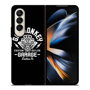 GAS MONKEY CUSTOM GARAGE Samsung Galaxy Z Fold 4 Case Cover GAS MONKEY CUSTOM GARAGE Samsung Galaxy Z Fold 4 Case Cover