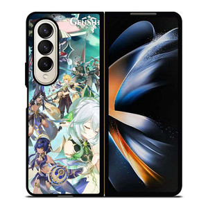 GENSHIN IMPACT MOBILE GAME CHARACTERS Samsung Galaxy Z Fold 4 Case Cover