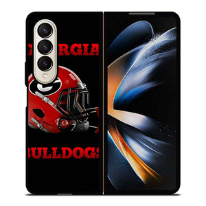 GEORGIA BULLDOGS FOOTBALL HELMET Samsung Galaxy Z Fold 4 Case Cover GEORGIA BULLDOGS FOOTBALL HELMET Samsung Galaxy Z Fold 4 Case Cover
