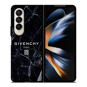 GIVENCHY PARIS MARBLE BLACK Samsung Galaxy Z Fold 4 Case Cover