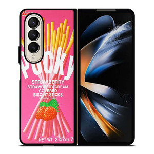 GLICO POCKY STRAWBERRY Samsung Galaxy Z Fold 4 Case Cover