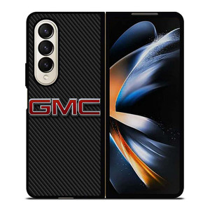 GMC CAR CARBON LOGO Samsung Galaxy Z Fold 4 Case Cover GMC CAR CARBON LOGO Samsung Galaxy Z Fold 4 Case Cover