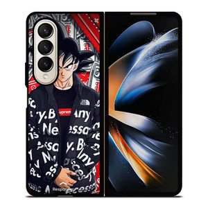 GOKU DRAGON BALL SUPREME NORTH FACE Samsung Galaxy Z Fold 4 Case Cover
