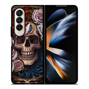 GRATEFUL DEAD SKULL AND ROSE LOGO Samsung Galaxy Z Fold 4 Case Cover