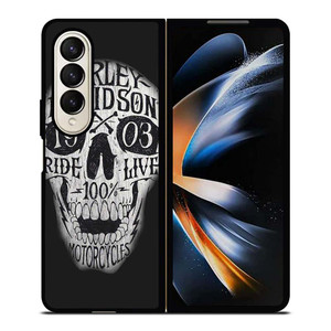 HARLEY DAVIDSON 1903 SKULL Samsung Galaxy Z Fold 4 Case Cover