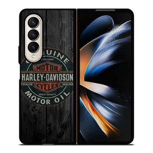 HARLEY DAVIDSON OIL BADGE Samsung Galaxy Z Fold 4 Case Cover