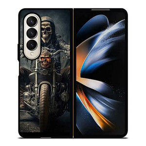HARLEY DAVIDSON SKULL ACT Samsung Galaxy Z Fold 4 Case Cover HARLEY DAVIDSON SKULL ACT Samsung Galaxy Z Fold 4 Case Cover