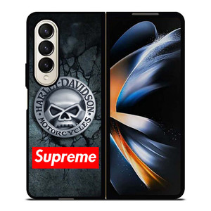 HARLEY DAVIDSON SUPREME Samsung Galaxy Z Fold 4 Case Cover HARLEY DAVIDSON SUPREME Samsung Galaxy Z Fold 4 Case Cover