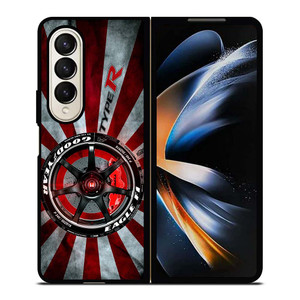 HONDA CIVIC TYPE R WHEELS Samsung Galaxy Z Fold 4 Case Cover