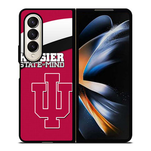 HOOSIER STATE OF MIND INDIANA NFL Samsung Galaxy Z Fold 4 Case Cover HOOSIER STATE OF MIND INDIANA NFL Samsung Galaxy Z Fold 4 Case Cover