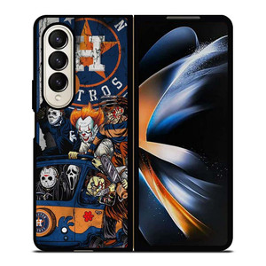 HOUSTON ASTROS ATTACK Samsung Galaxy Z Fold 4 Case Cover HOUSTON ASTROS ATTACK Samsung Galaxy Z Fold 4 Case Cover