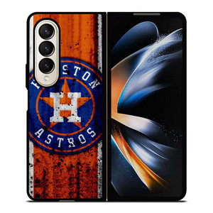 HOUSTON ASTROS RUSTY Samsung Galaxy Z Fold 4 Case Cover HOUSTON ASTROS RUSTY Samsung Galaxy Z Fold 4 Case Cover
