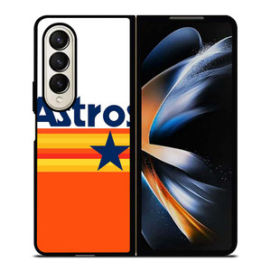 HOUSTON ASTROS STRIPE Samsung Galaxy Z Fold 4 Case Cover HOUSTON ASTROS STRIPE Samsung Galaxy Z Fold 4 Case Cover