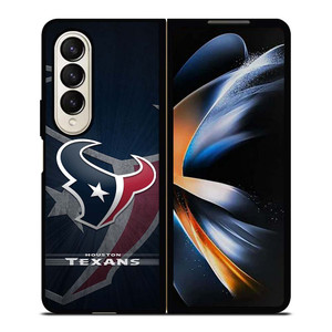 HOUSTON TEXANS NFL LOGO Samsung Galaxy Z Fold 4 Case Cover