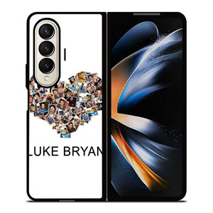I LOVE LUKE BRYAN COLLAGE Samsung Galaxy Z Fold 4 Case Cover I LOVE LUKE BRYAN COLLAGE Samsung Galaxy Z Fold 4 Case Cover