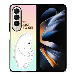 ICE BEAR WE BARE BEARS CARTOON Samsung Galaxy Z Fold 4 Case Cover ICE BEAR WE BARE BEARS CARTOON Samsung Galaxy Z Fold 4 Case Cover
