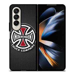 INDEPENDENT TRUCK COMPANY METAL LOGO 2 Samsung Galaxy Z Fold 4 Case Cover INDEPENDENT TRUCK COMPANY METAL LOGO 2 Samsung Galaxy Z Fold 4 Case Cover