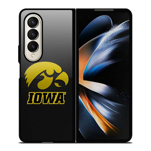 IOWA HAWKEYES CARBON Samsung Galaxy Z Fold 4 Case Cover