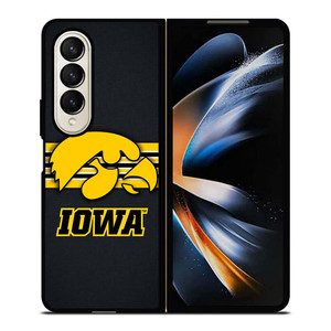 IOWA HAWKEYES STRIPE LOGO Samsung Galaxy Z Fold 4 Case Cover