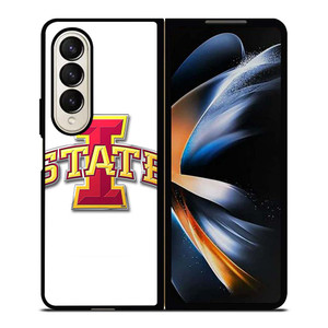IOWA STATE CYCLONES WHITE Samsung Galaxy Z Fold 4 Case Cover IOWA STATE CYCLONES WHITE Samsung Galaxy Z Fold 4 Case Cover