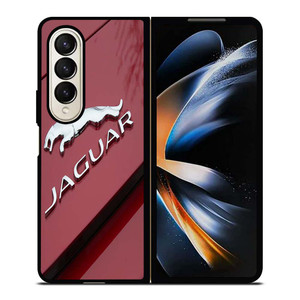JAGUAR CHROME EMBLEM Samsung Galaxy Z Fold 4 Case Cover JAGUAR CHROME EMBLEM Samsung Galaxy Z Fold 4 Case Cover