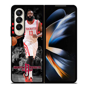 JAMES HARDEN 13 HOUSTON ROCKETS NBA Samsung Galaxy Z Fold 4 Case Cover JAMES HARDEN 13 HOUSTON ROCKETS NBA Samsung Galaxy Z Fold 4 Case Cover