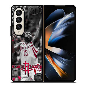 JAMES HARDEN DUNK HOUSTON ROCKETS Samsung Galaxy Z Fold 4 Case Cover