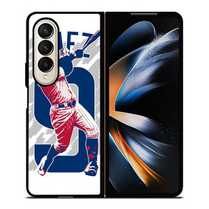 JAVIER BAEZ CHICAGO CUBS ART Samsung Galaxy Z Fold 4 Case Cover